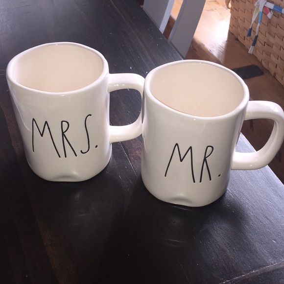 Rae Dunn Other - Mr. & Mrs. Rae Dunn coffee mug set